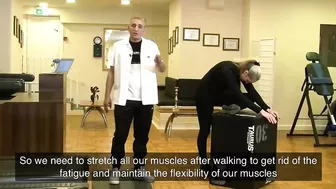 English Subtitles Stretching exercises تمرين  كششي  #كارزار_١٠٠٠٠_قدم_در_روز #10000stepsadaycampaign