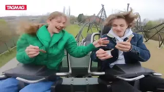 Walibi Kondaa challenge: Chocomousse op een achtbaan?! ????