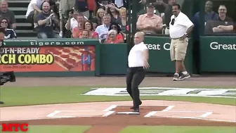 MLB Fastest Ceremonial First Pitches Compilation