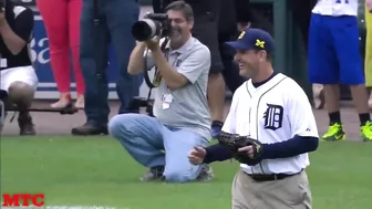 MLB Fastest Ceremonial First Pitches Compilation