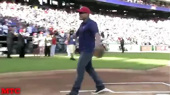 MLB Fastest Ceremonial First Pitches Compilation