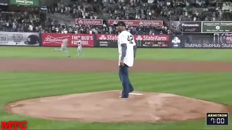 MLB Fastest Ceremonial First Pitches Compilation