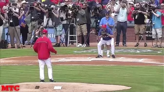 MLB Fastest Ceremonial First Pitches Compilation