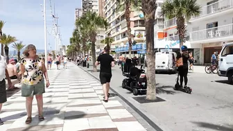 BENIDORM ???????? LEVANTE BEACH RINCÓN MAY 2022 Costa Blanca Spain Walking Tour 4K