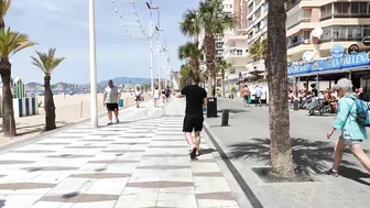 BENIDORM ???????? LEVANTE BEACH RINCÓN MAY 2022 Costa Blanca Spain Walking Tour 4K