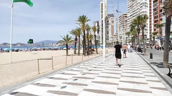 BENIDORM ???????? LEVANTE BEACH RINCÓN MAY 2022 Costa Blanca Spain Walking Tour 4K