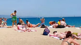 Barcelona beach walk 2022 / beach Barceloneta