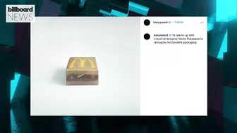 Kanye West Returns to Instagram & Previews His Collaboration With McDonald's | Billboard News