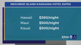 Memorial Day travel: Kama'aina prices in Hawaii