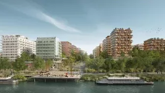 Paris models a low-carbon Olympic village