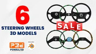 Bus Steering 3D Models for sale | Ponraj G | Blender