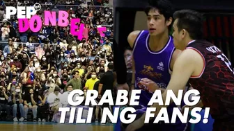 Donny Pangilinan in action at the Star Magic All-Star Games 2022