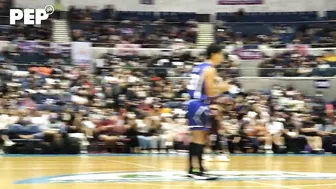 Donny Pangilinan in action at the Star Magic All-Star Games 2022