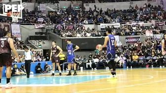 Donny Pangilinan in action at the Star Magic All-Star Games 2022