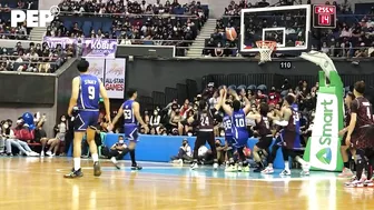 Donny Pangilinan in action at the Star Magic All-Star Games 2022