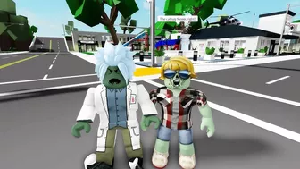 ZOMBIES APOCALYPSE - Pop Cat BALEGOO in ROBLOX Brookhaven ????RP Funny Moments