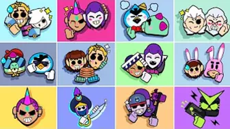 50+ Brawl Stars Pins Art