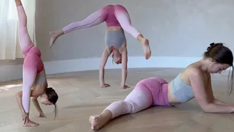 Standing Splits, Middle Splits, Handstand, & Super Solider Yoga Free Flow