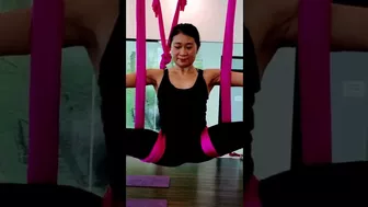 Aerial Yoga ????‍♀️ Hip Opening #shorts #yoga_with_sandeep