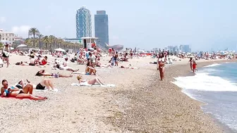 Barcelona beach walk / awesome beach Sant Miquel with cute people ????