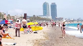 Barcelona beach walk / awesome beach Sant Miquel with cute people ????