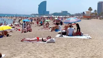 Barcelona beach walk 2022 / beach Barceloneta ????️????????Spain best beaches