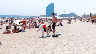 Barcelona beach walk 2022 / beach Barceloneta ????️????????Spain best beaches