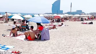 Barcelona beach walk 2022 / beach Barceloneta ????️????????Spain best beaches