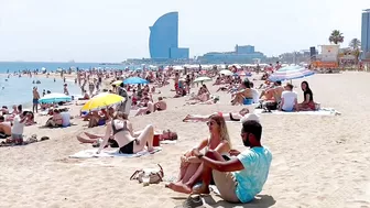 Barcelona beach walk 2022 / beach Barceloneta ????️????????Spain best beaches