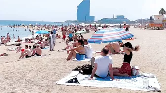 Barcelona beach walk 2022 / beach Barceloneta ????️????????Spain best beaches