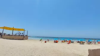 Center of Netanya with a lovely Beach Restaurants and Cafe everywhere up to down the Beach