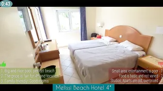 Melissi Beach Hotel  | Pros and Cons in 2 minutes | Ayia Napa Cyprus