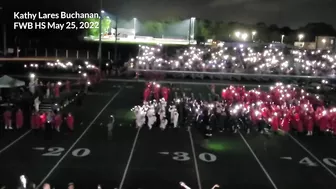 Transformer blows during Fort Walton Beach High School graduation, deputies shine bright