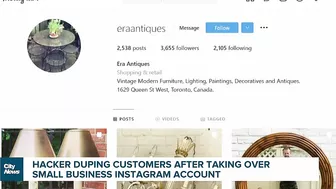 Hacker tries to dupe customers after taking over business's Instagram