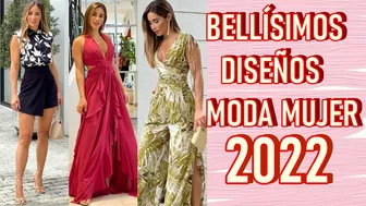 BELLÍSIMOS DISEÑOS EXCLUSIVOS DE ROPA #vestidos#shorts#moda #woman #tendencia2022#fashion #pasarela????