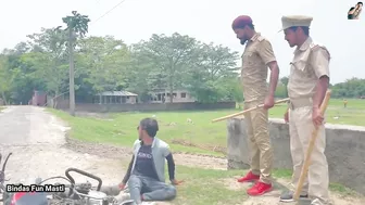 Must Watch New Funny Video New Comedy Video 2022 Try To Not Laugh Epi 2 Police V/S Biker by BFM