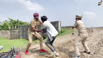 Must Watch New Funny Video New Comedy Video 2022 Try To Not Laugh Epi 2 Police V/S Biker by BFM