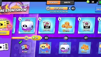 Brawl pass from 60 to 70 | Power Box | Brawl Stars