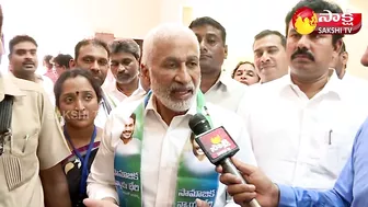 MP Vijayasai Reddy Challenge to Balakrishna and Lokesh | Sakshi TV Live