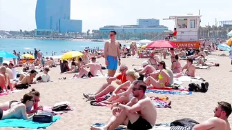 Barcelona beach walk 2022 / beach Sant Miquel ????️????????Spain best beaches