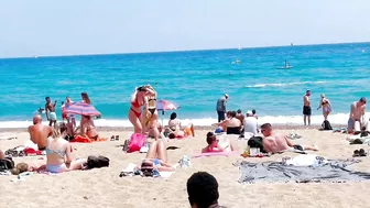 Barcelona beach walk 2022 / beach Sant Miquel ????️????????Spain best beaches