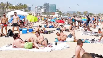 Barcelona beach walk 2022 / Beach Bogadell ????????????️Spain best beaches