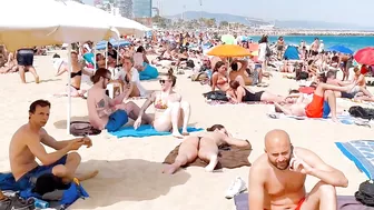 Barcelona beach walk 2022 / Beach Bogadell ????????????️Spain best beaches