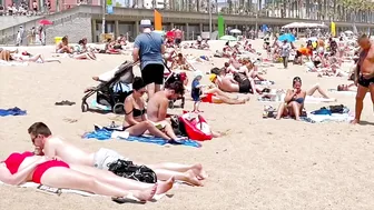 Beach Barceloneta / Barcelona beach walk 2022????️????????Spain best beaches