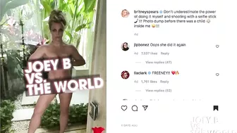 Joey B Toonz on Britney Spears' Instagram Account