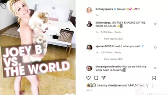 Joey B Toonz on Britney Spears' Instagram Account