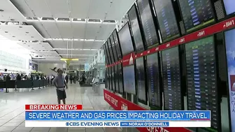 Severe weather and gas prices impacting holiday travel