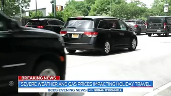 Severe weather and gas prices impacting holiday travel