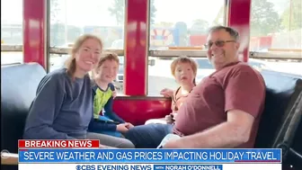 Severe weather and gas prices impacting holiday travel