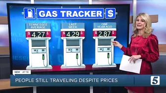 Memorial Day Travel: Despite record-breaking gas prices, thousands of Tennesseans plan trips